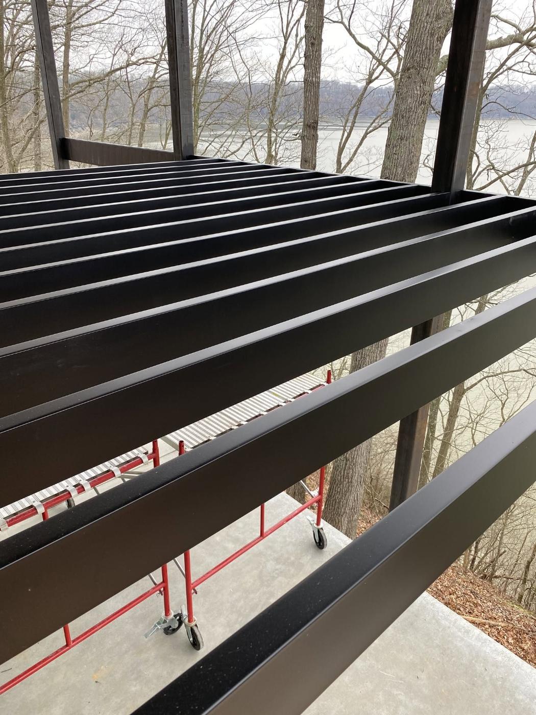 Structural build detail on a JSC project